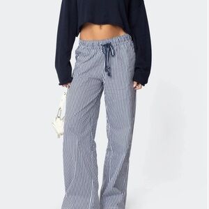 Edikted Seaside Striped Pants